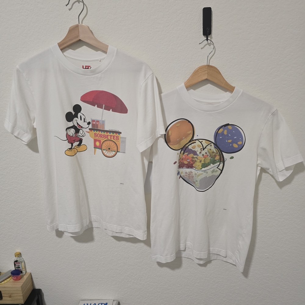 Disney Kids White T-Shirts - Mickey Mouse Design